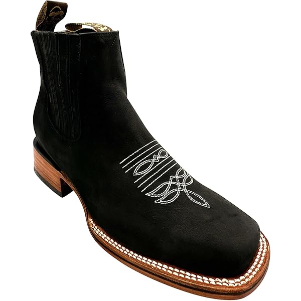 Amazon.com | The Western Shops Men's Genuine Leather Square Toe